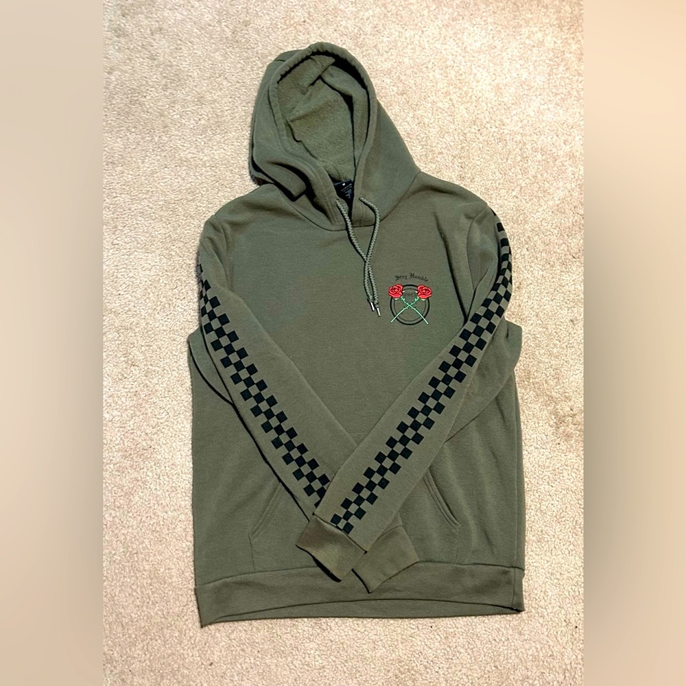 Justice hoodie with rose
